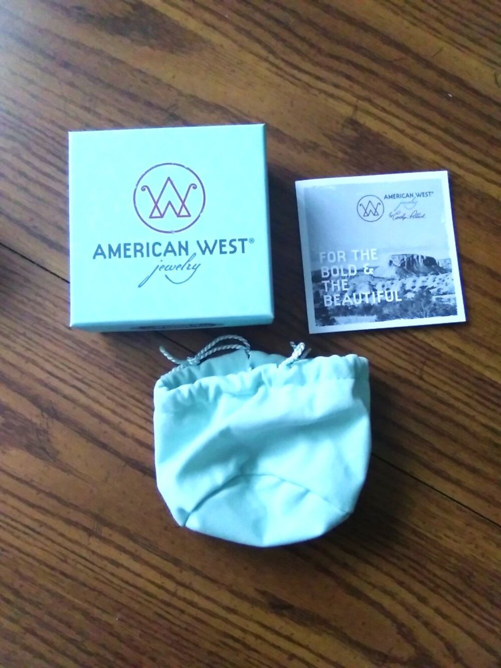 American West Phosphosiderite Silver RIng - Picture 6 of 6
